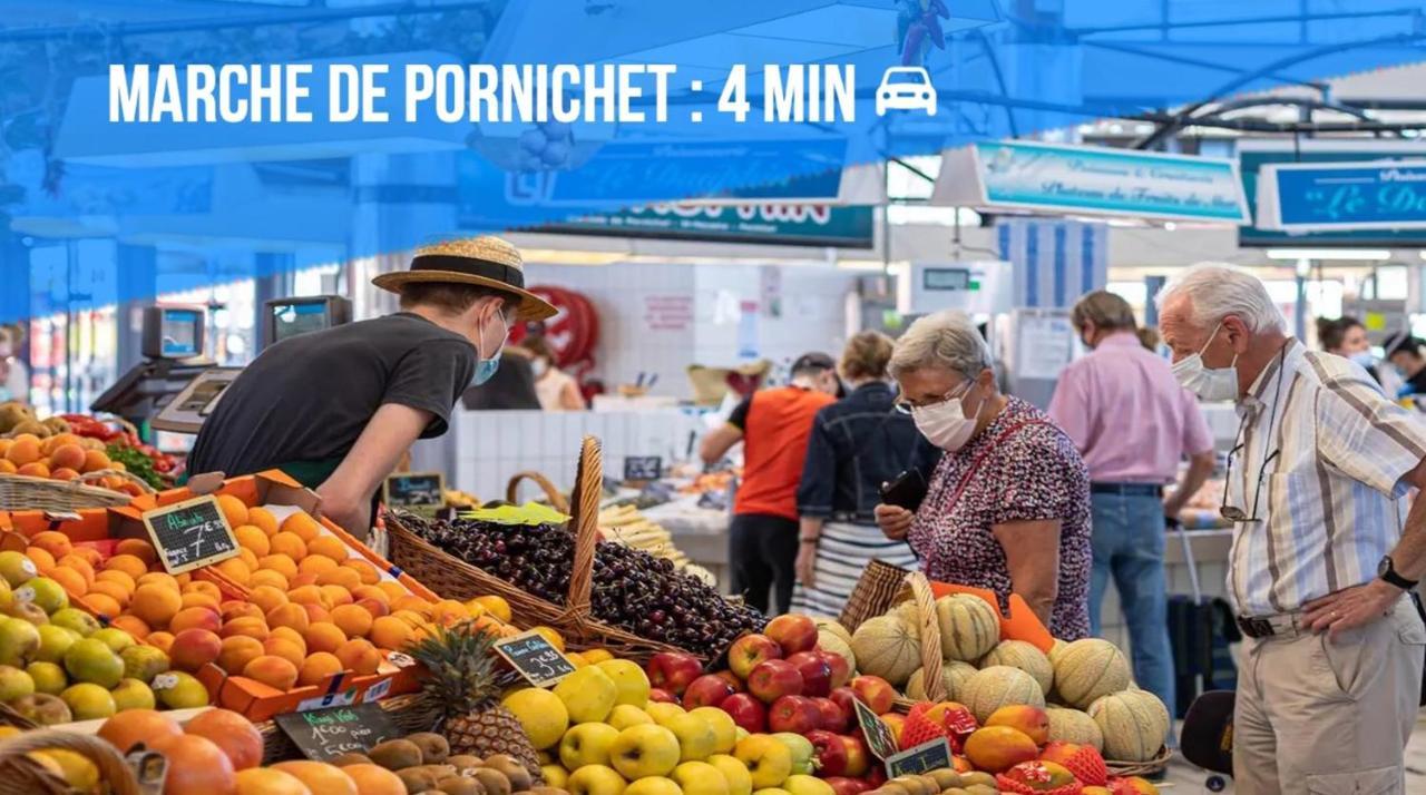 Appartement La Baule Pornichet Terrasse - Cuisine - Calme - Wifi - Parking Gratuit Exterior foto